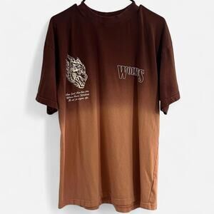 T-shirt Homme Darc Sport - Halloween II - Grunge Coupé - Noir/Orange - Taille L